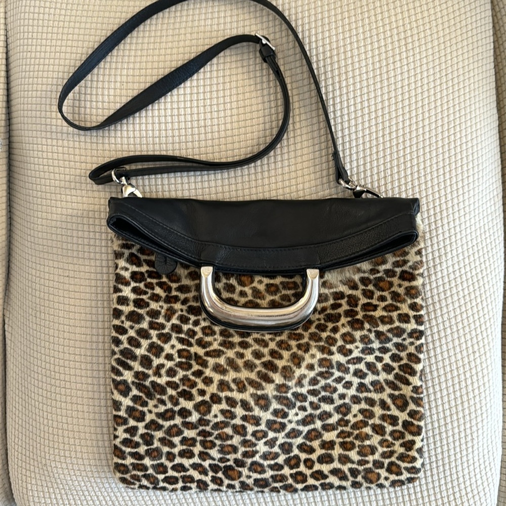 Maurizio Taiuti Leopard Print Bag